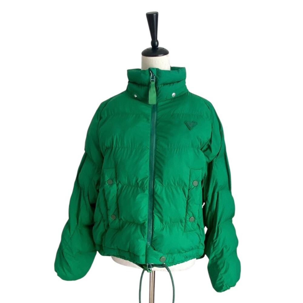 The Arrivals Turbo Puffer Jacket Coat Green